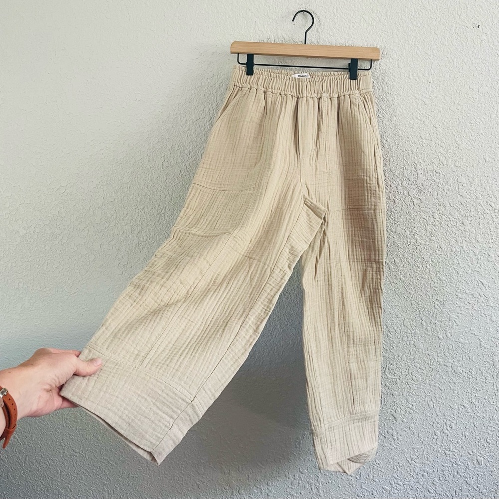 Madewell Lightspun Pull-On Balloon Pants NWT